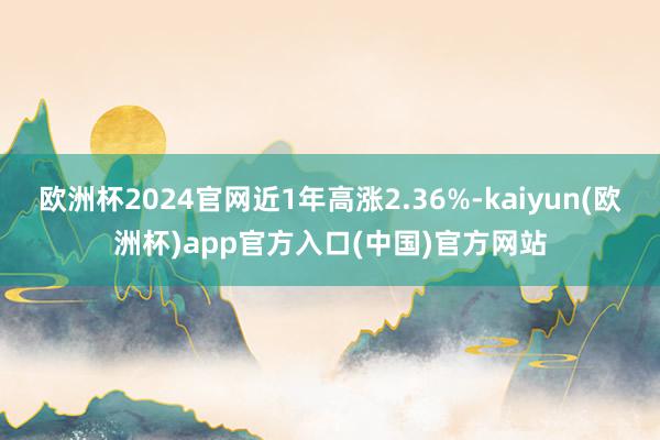 欧洲杯2024官网近1年高涨2.36%-kaiyun(欧洲杯)app官方入口(中国)官方网站